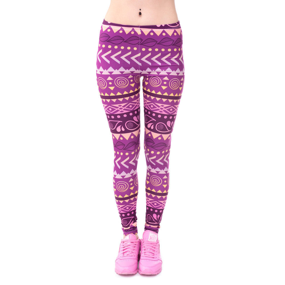 Aztec Round Ombre Leggins