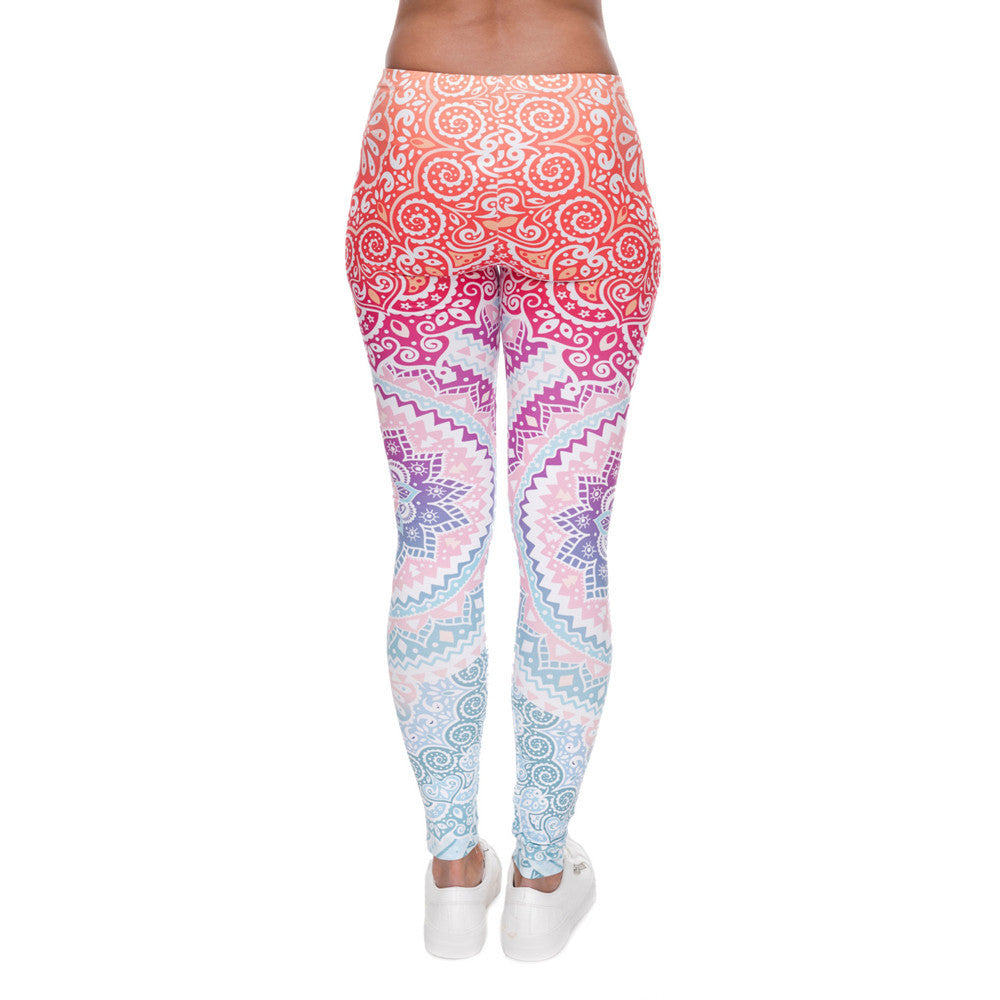 Aztec Round Ombre Leggins