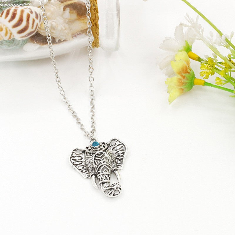 Asian Silver Elephant pendant