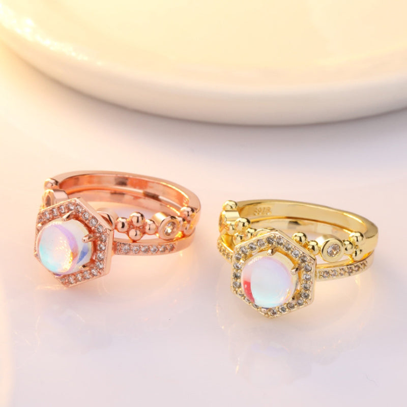 Royal Dual Set Opal Ring
