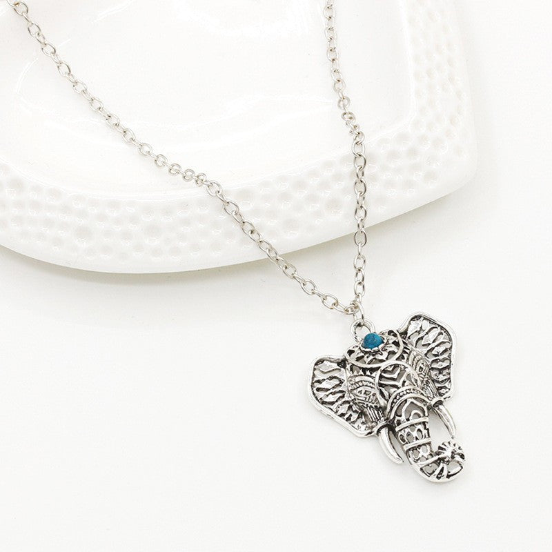 Asian Silver Elephant pendant
