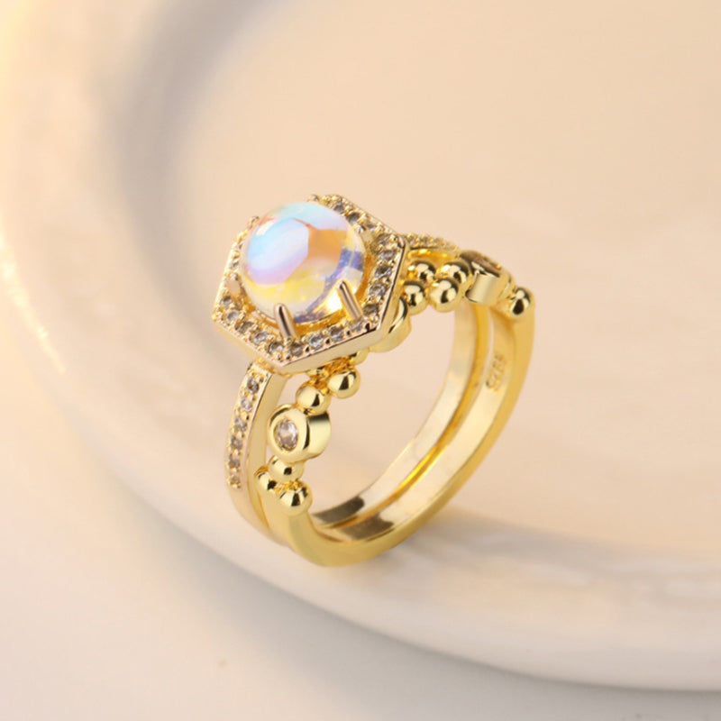 Royal Dual Set Opal Ring