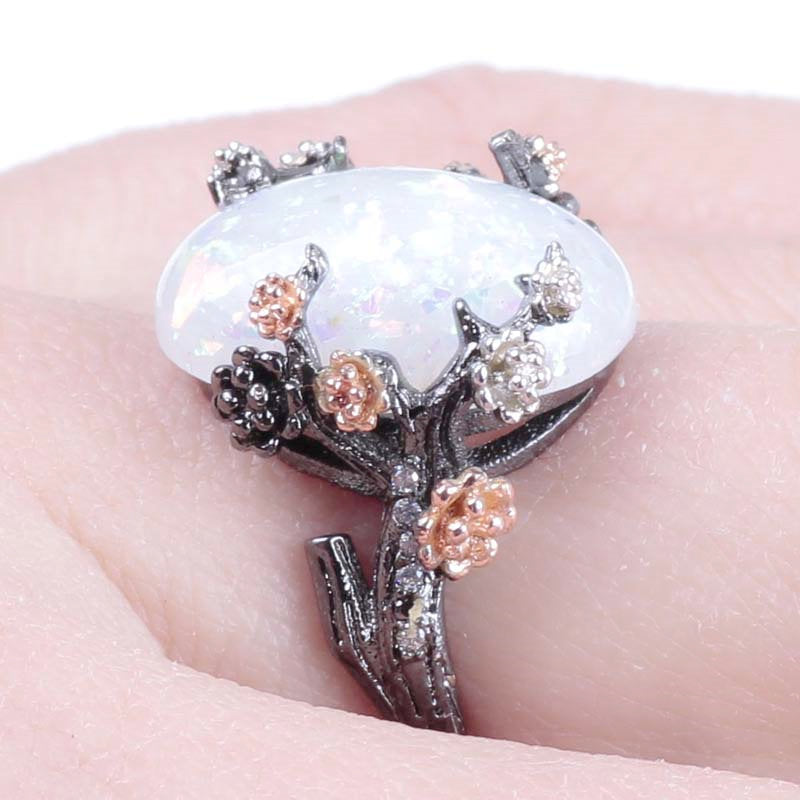 Enchanted Tree Opal Ring