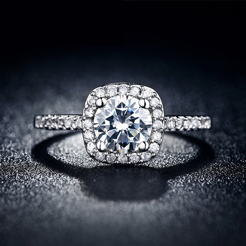 April Birthstone CZ Ring