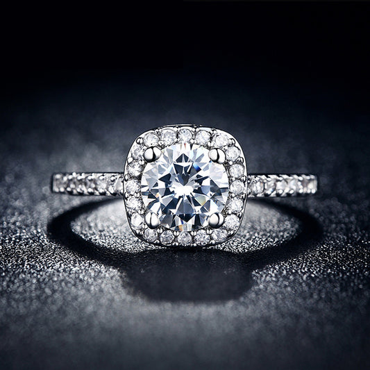 April Birthstone CZ Ring