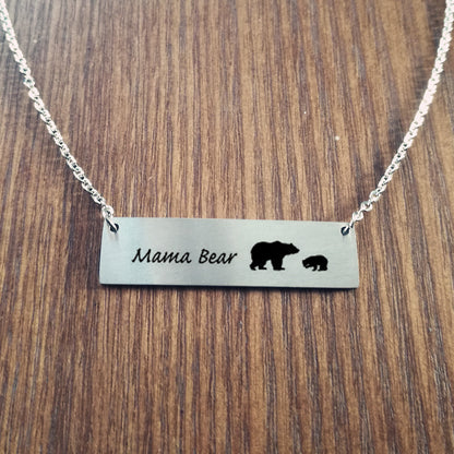Mama Bear & Cubs Necklace