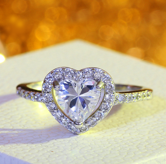 'Love-You-Forever Promise' Heart Ring
