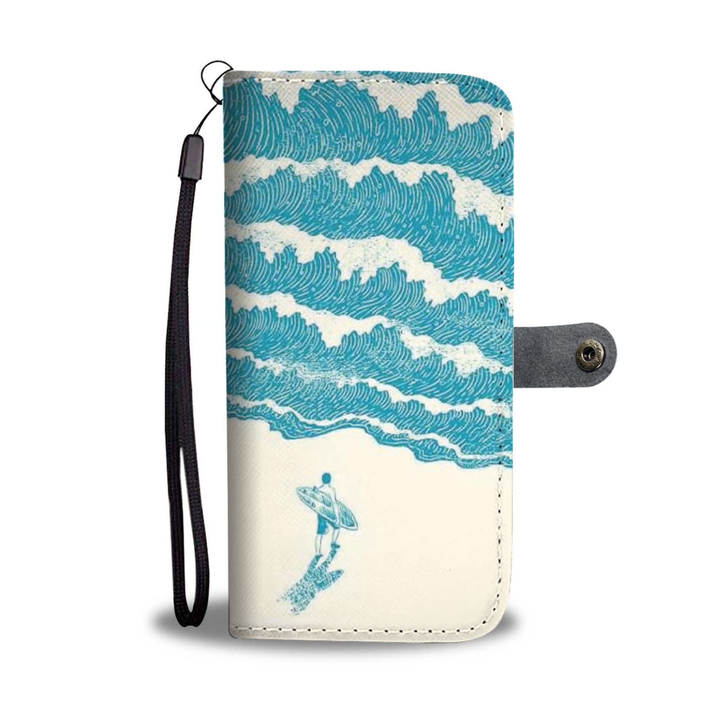 Surfing the Waves Wallet Case