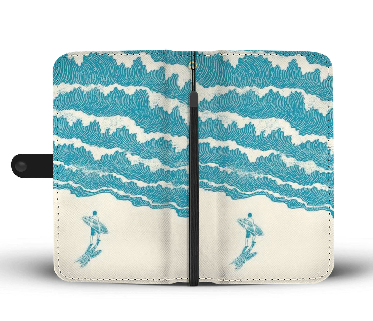 Surfing the Waves Wallet Case
