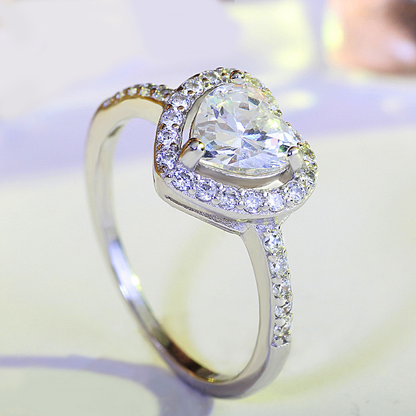 'Love-You-Forever Promise' Heart Ring
