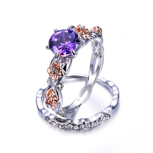 February Dual Floral Ring