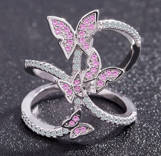 Queen Butterfly Ring
