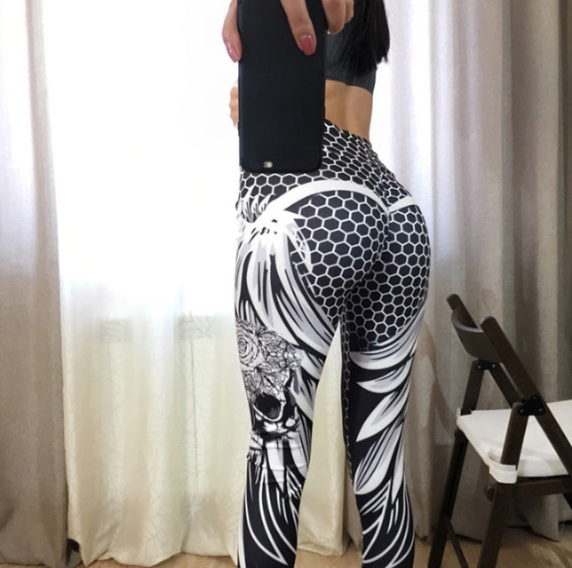 Skull & Petals Leggings