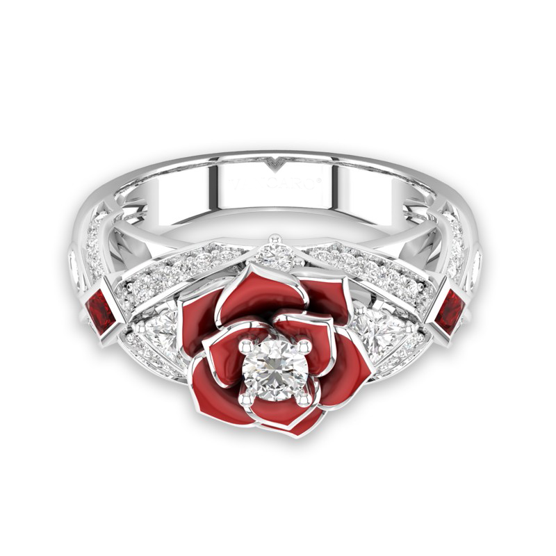 April Rose Birthstone Ring