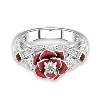 April Rose Birthstone Ring