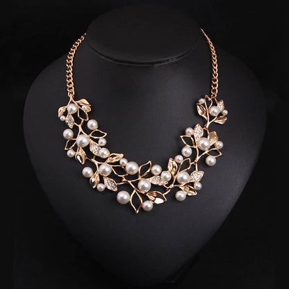 June Birthstone Simulated Pearl Necklace