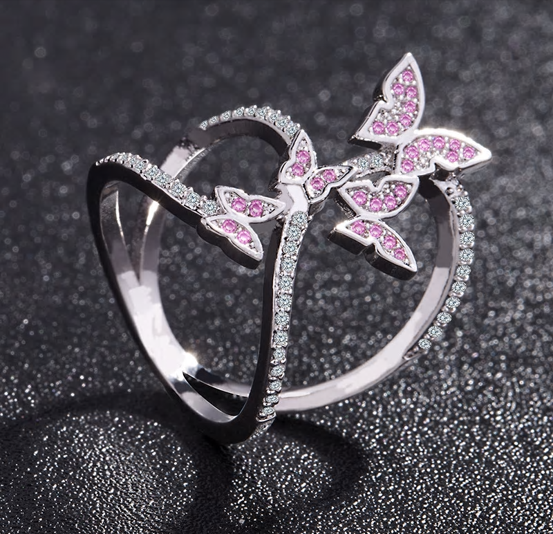 Queen Butterfly Ring