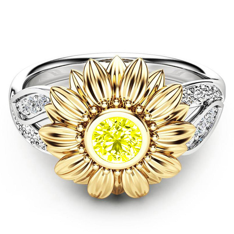 November Sunflower Ring