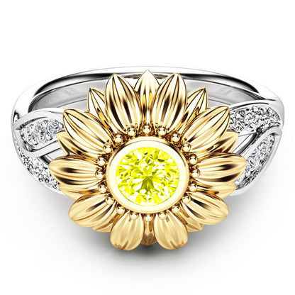 November Sunflower Ring