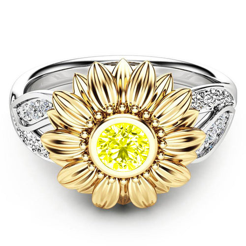 November Sunflower Ring