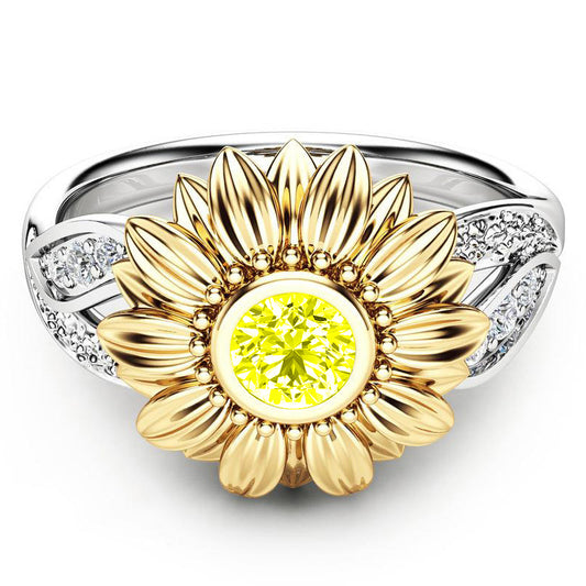November Sunflower Ring