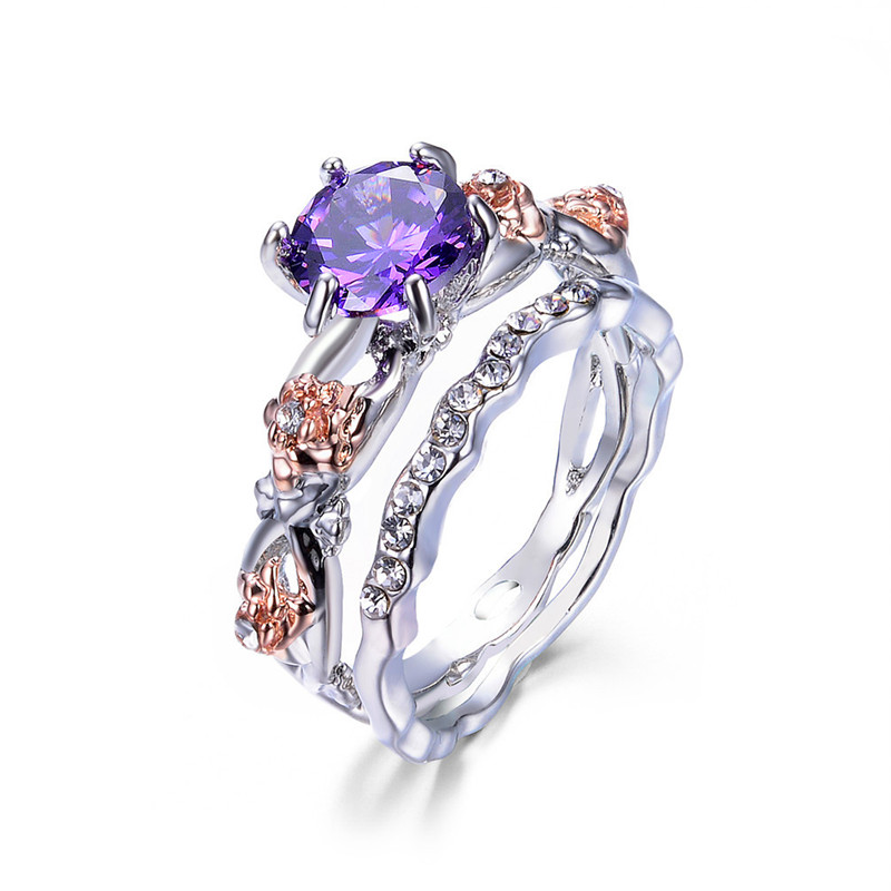 February Dual Floral Ring