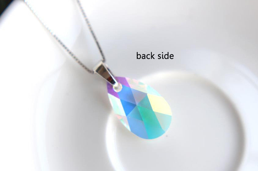 Aurore Boreale April Birthstone Necklace
