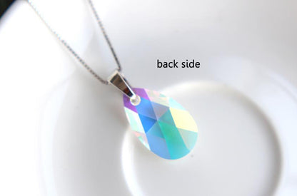 Aurore Boreale April Birthstone Necklace