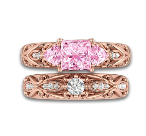 Dual Set October Birthstone Ring