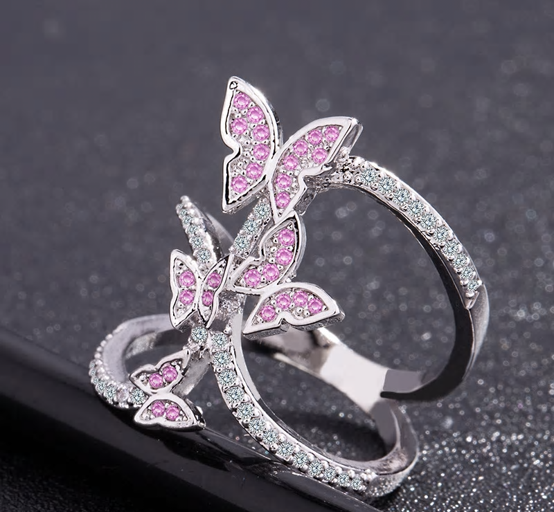 Queen Butterfly Ring