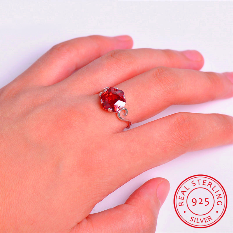 Sterling Silver January Birthstone Ring