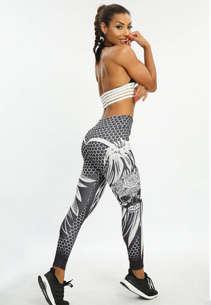 Skull & Petals Leggings