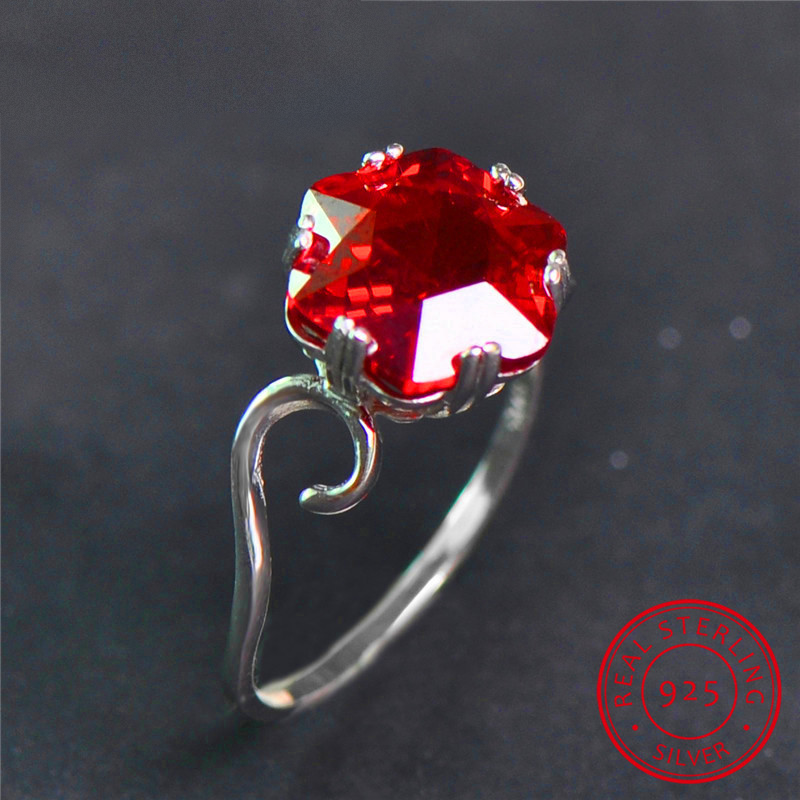 Sterling Silver January Birthstone Ring