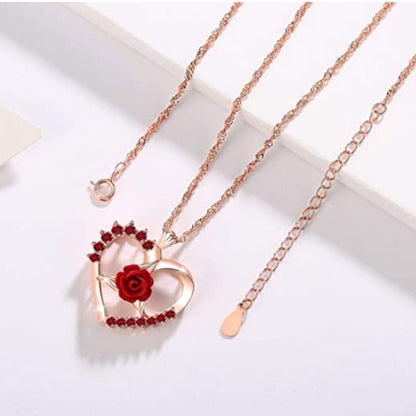 Love Forever Rose Necklace