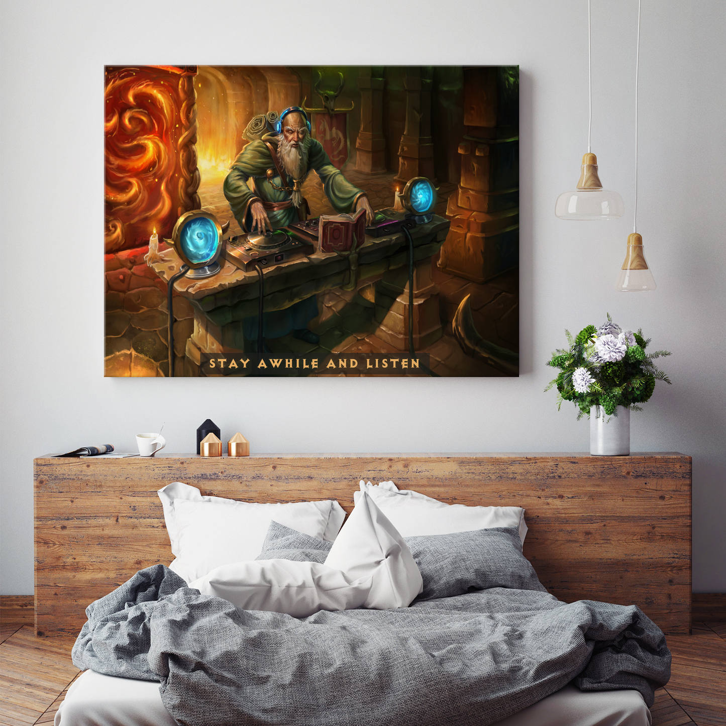 Deckard Cain DJing in Throne Of Destruction