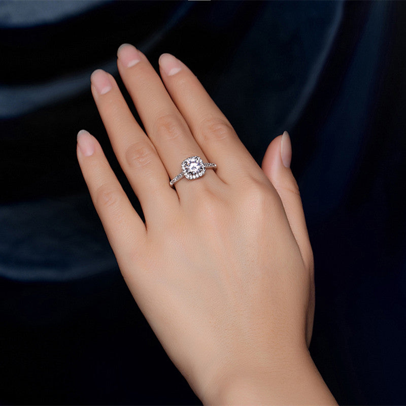 April Birthstone CZ Ring