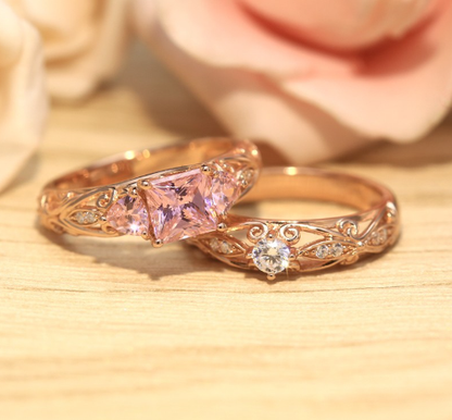 Dual Set October Birthstone Ring