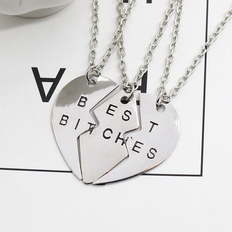 Best Bitches forever Friendship Necklace