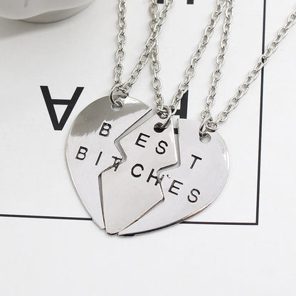 Best Bitches forever Friendship Necklace