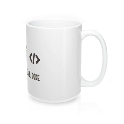 <3 Cats, Coffee, Coding Mug