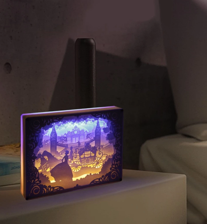 Handcrafted Creative 3D Paper Sculpture Lamp
