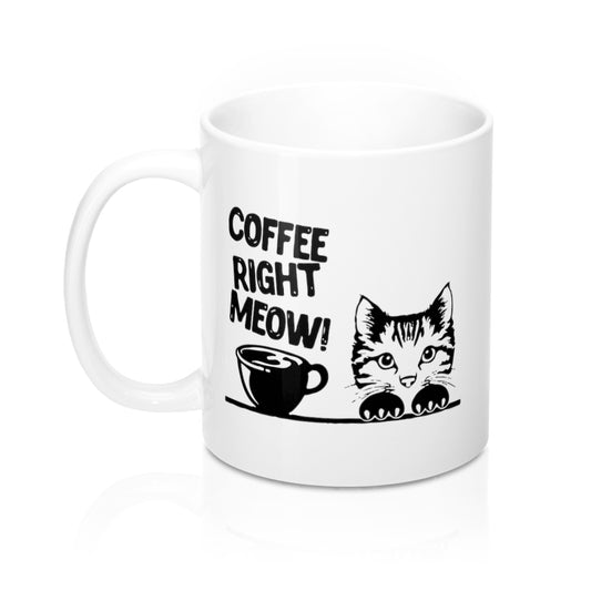 Coffee Right Meow Mug