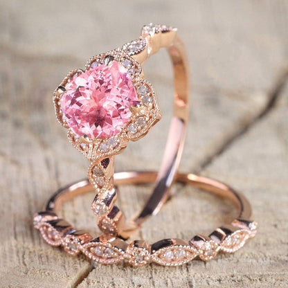 Dual Set October Floral Ring