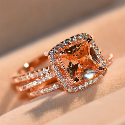 Gorgeous Triple Set November Gold Ring