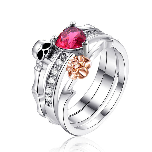 Luxurious Skull Ring