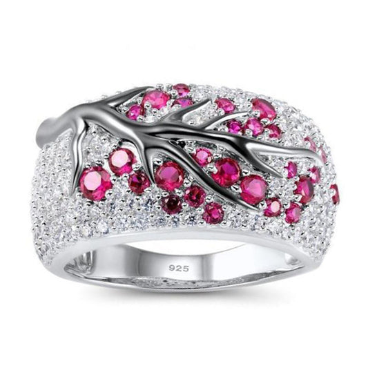Sakura Birthstone Ring
