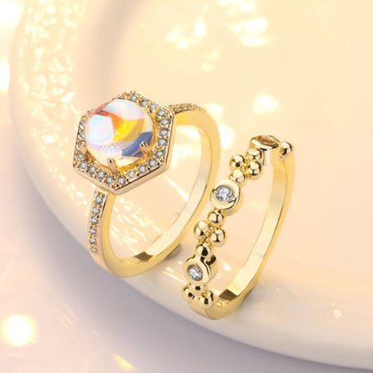 Royal Dual Set Opal Ring