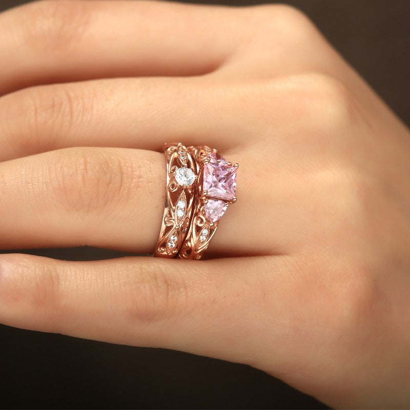 Dual Set October Birthstone Ring