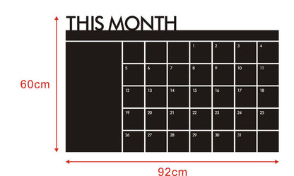 Reusable Monthly Planner Wall Sticker