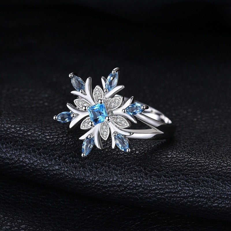 Snow crystal Ring